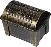 Mini Pirate Chest Toy Storage Box Small Treasure Chest for Children's Room Decorative Pirate Box Vintage Pot