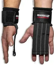 Fast Grip Lifting Straps for weightlifting Strength Training (+ Training Plans) Professional quick fastening with Metal Bolts for Powerlifting, Crossfit & Fitness - Bodybuilding for Men and Women