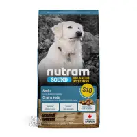 在飛比找Yahoo奇摩購物中心優惠-NUTRAM 紐頓 S10 雞肉燕麥 老犬糧 2kg 2包