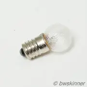 6V 3W E10 G MES Miniature Edison Screw Lamp / Light Bulb.