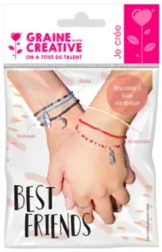Kit Bracelets Beads Seed Charm Best Friends