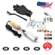 Personalized Electric Branding Iron with Ergonomic Handle - 8mm Custom Stamps