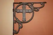 BRACKETS, Decorative Cross Wall Mounted Shelf Bracket Free, Home Decor B-22