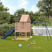 Outdoor Playset Solid Wood Douglas,Swing Sets & Playsets 64.84KG-3155937