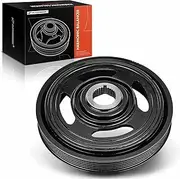 A-Premium Engine Harmonic Balancer Crankshaft Pulley Compatible with Honda Accord 2008 2009 2010 2011 2012, 3.5L, Manual Transmission, Replace# 13810R72A01