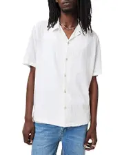 Allsaints Madin Textured Camp Shirt