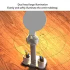 Desk Lamp LED Eye Care Foldable Touch Control Round USB Charging 3 Color Tem GEV