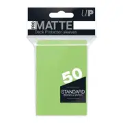 Ultra Pro Gaming Sleeves Deck Protector LIME GREEN PRO MATTE Standard Size 50-Ct