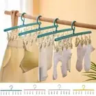 Windproof Sock Laundry Airer Hanger Plastic Underwear Socks Holder for Home
