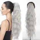 Ombre Claw Clip Ponytail Wig Drawstring Pony Tail Hairpiece Daily