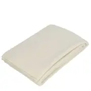 Belle Lancaster Wool Throw Rectangle 130x230cm Sofa/Couch Bedding Decor Cream