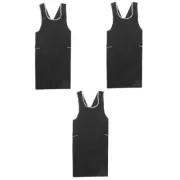 Hairdresser Apron With Pockets Black Apron Craft Apron Apron Hair Cutting