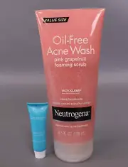 Neutrogena Oil-free Acne Wash Pink Grapefruit Foaming Scrub 6.7floz 0.25oz