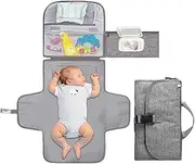 Diaper Change Pad | Foldable Diapering Changing Mat - Reusable Compact Changing Station, Portable Waterproof Changing Pad for Family Friends