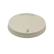 BioPBS Coated Bamboo Paper Flat Lid/X slot - 90 mm (1000pcs/ctn)