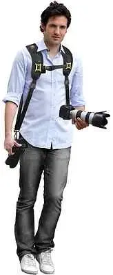 Dual Shoulder Neck Strap With Quick Release For Panasonic Lumix DMC-LX7K DMC-LX7