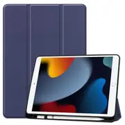 MCC iPad Air 2 9.7" Smart Case Cover Apple Pencil Slot Air2 2nd Gen [Dark Blue]