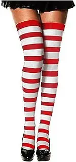 [MESU] Womens Stripe Extra Long Thigh Over the Knee High Socks High Boot Stockings