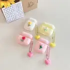 3D Rose Tulip Flower Earphone Case for Apple Airpods 1 2 Case Shell Cover