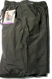OBERMEYER WOMEN'S BLACK INSULATED PULL ON SHELL PANT WAIST W CORD PANTS 18 NWT