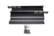 1U Adjustable Network Server Shelf Rails 16.14" Deep, 6 lb Capacity Rack Mounts