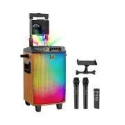 Karaoke Machine for Adults, TONOR Portable Bluetooth Speaker with 2 Wireless ...