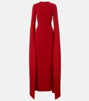 [Solace London] Solace London Naomi crêpe gown UK 12 red