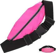 Toddmomy Pack Elastic Running Belt Bag with Touch Screen Window Fanny Pack for Men Women Lightweight Storage Pouch for Gym Running Biking Traveling Reflective Strip for Night Safety