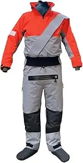 Men Drysuit With Breathable Paddling Kayak Dry Suit Against Cold Water Warm