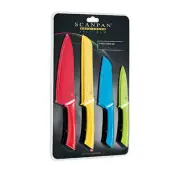 Scanpan Spectrum 4 Piece Knife Set Coloured RRP $69.95