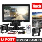 7" Wireless Rear View Kit HD LCD Monitor+Reverse Camera For Truck Caravan VAN RV