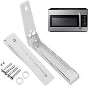 Folding Microwave Oven Stand, Adjustable Wall Mounted Stainless Steel Kitchen Shelf, Folding Kitchen Shelf for Oven and Microwave, Compact Design and Space Saving, Ideal for Organ