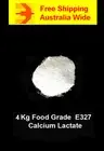 4 Kg of Food Grade Calcium Lactate E327