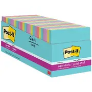 Post-it Super Sticky Notes 76 x 76mm Supernova Neons 24 Pack