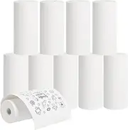 Thermal Paper Till Rolls 57 x 25 mm for Mini Thermal Printer, Cash Register, POS Receipt, Inkless Print Black and White Paper, Coreless, 10 Rolls