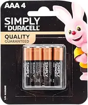 Duracell AAA Simply Batteries (Pack of 4)