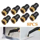 8Pcs/Set Brass Wire Brush Nozzles For KARCHER SC1 SC2 SC3 SC4 SC5 Steam Cleaners