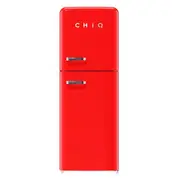 CHiQ 202L Retro Top Mount Fridge - Red