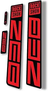 Fork Replacement Decal Sticker Compatibale for Rock Shox Zeb R 2021 Series Red (Matte)