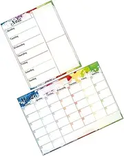 MINAOLULUS Erasable Weekly Planner Whiteboard Fridge Calendar Menu Board for Kitchen Wall Family Schedule