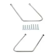 Raider Chrome Saddlebag Supports for Harley-Davidson Softail fits 1984-1999 FXST