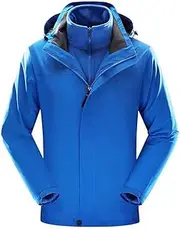[yk8fass] Outdoor hardshell jacket yd-9553 (2XL，Royal blue), Royal Blue