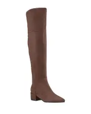 Marc Fisher Ltd. Women's Lottie Pointed Toe Block Heel Tall Boots