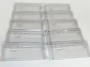 (10) Dixie Narco Soda Machine 276E,501E,600E Clear Selection Push Buttons