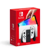 在飛比找PChome24h購物優惠-【Nintendo 任天堂】Switch OLED 白主機 