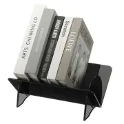 Acrylic Bookshelf, Small Bookshelf Detachable Desktop Bookcase, Black