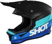 Shot Furious Story Motocross Helmet, black-blue, Size XL for Men Black Blue