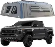 ATATNK Impact-Resistant Truck Bed Canopy | Aluminum Hardtop Tonneau Topper W/Lock | Multi-Season Bed Cap Truck Canopy Compatible For Tacoma 5.0ft(STYLE B 5.0ft SLIDING WINDOW)