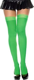 [Music Legs] Women's Opaque Thigh High Stockings