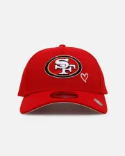 [New Era] New Era San Francisco 49ers 'Team Color Hearts' 9forty A-frame Snapback Official Team Color - Size ONE ONE OTC